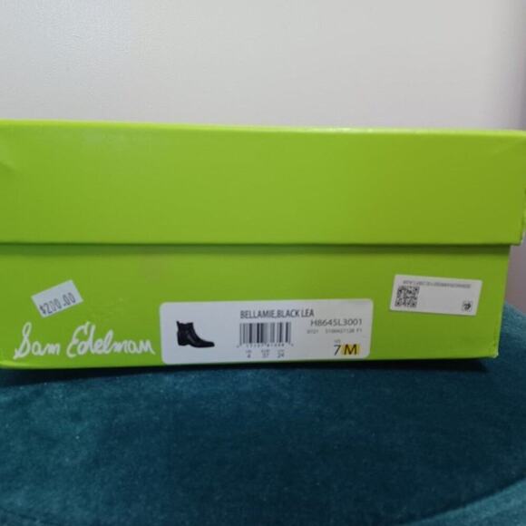 Sam Edelman Bellamie Leather Moto Boots Black Size 7 NIB - Picture 16 of 16